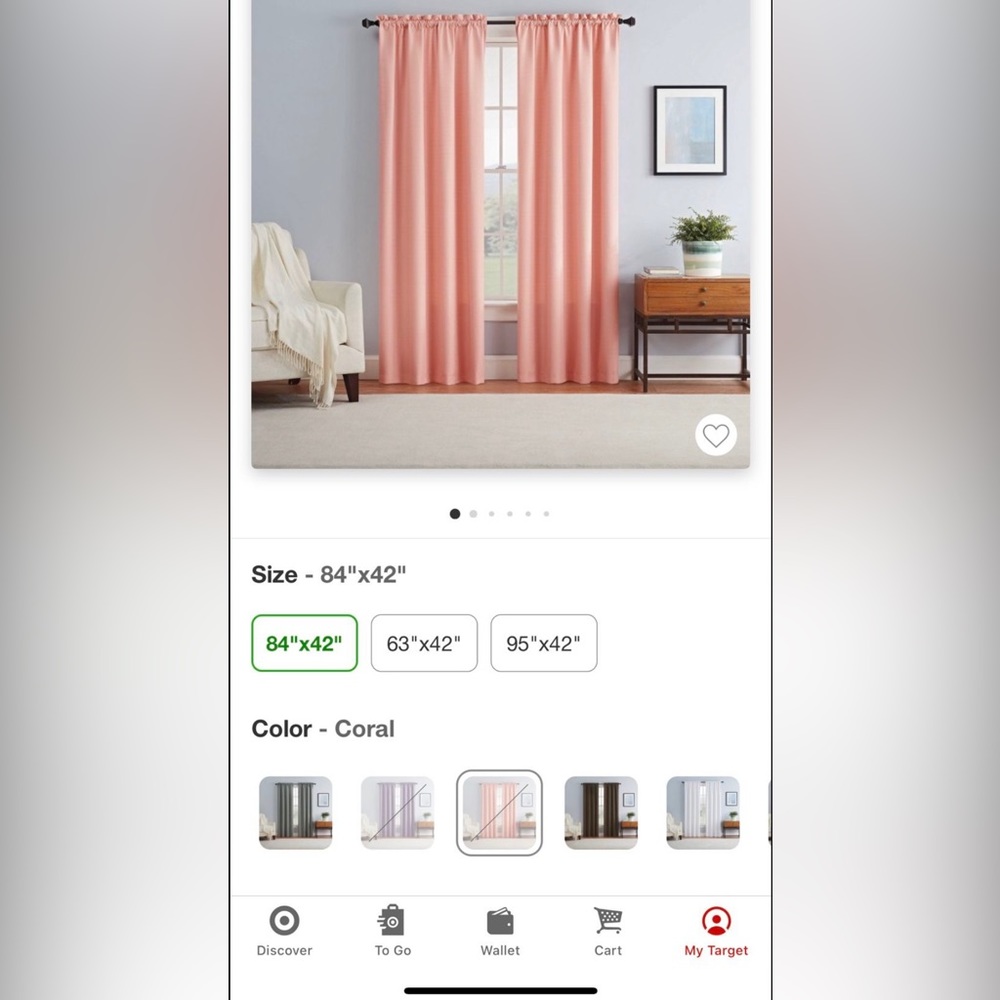 Light pink black out curtains
